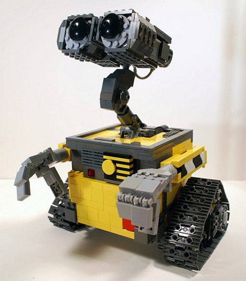 Building a LEGO WallE is serious business too