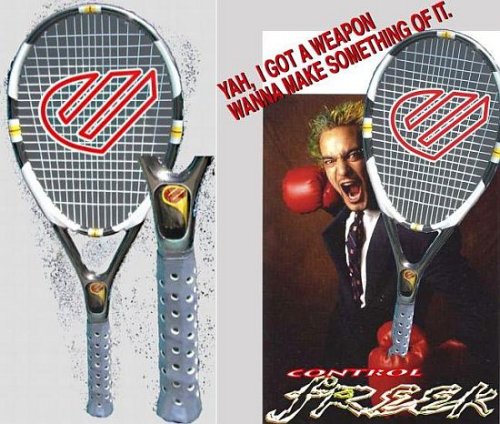 Control Freek Tennis Racquet with air-conditioning handle