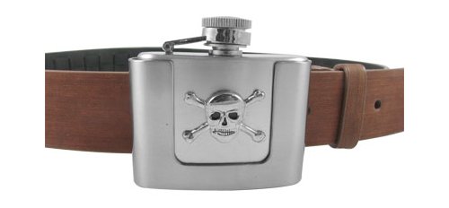 Whiskey Bottle belt buckle puts it all up front