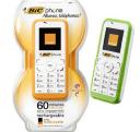 Bic pre-charged disposable cellphones