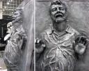 George Lucas frozen in carbonite