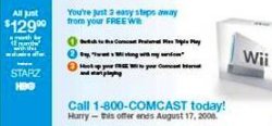 Comcast offering Wiis to new subscribers