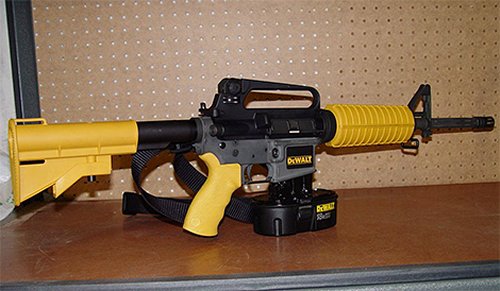 The DeWalt-16 Nail Gun This thing has blood and carnage written all over it