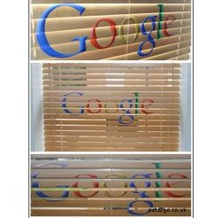 Blinds with web 2.0 logos