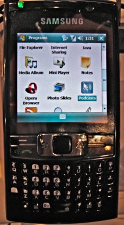 Samsung BlackJack III details