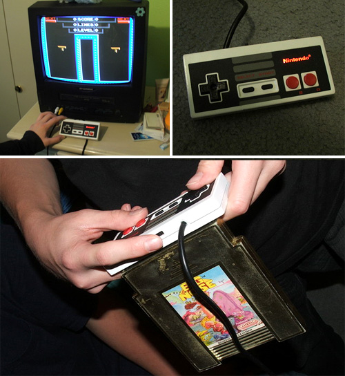 Modder fits NES clone inside NES Controller