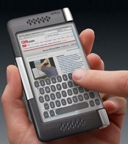 Plica phone concept with dual screen display