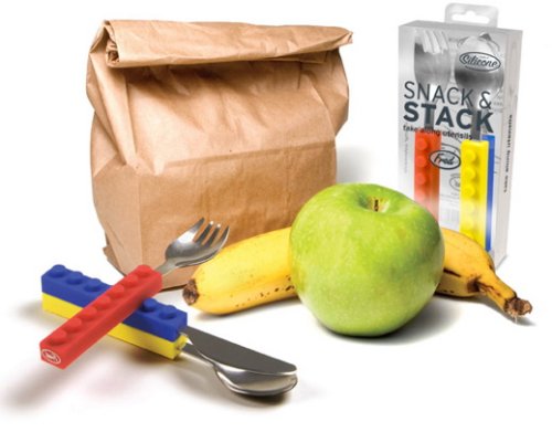 Lego-like cutlery is cute, modular