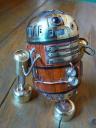 Beer Barrel R2-D2 Steampunk sculpture