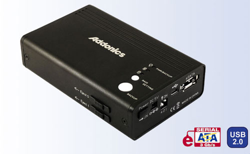 Addonics Portable Dual Drive Enclosure
