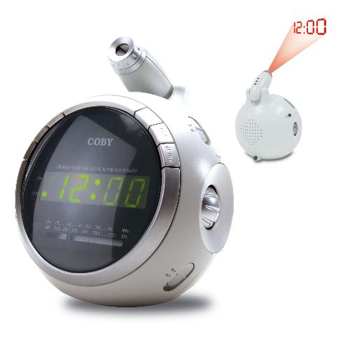 Coby CR-A78 alarm clock with built-in projector