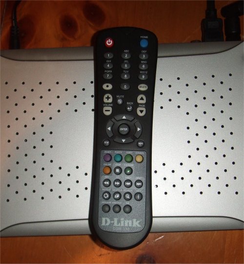 Remote Control for the D-Link DivX wireless HD media player