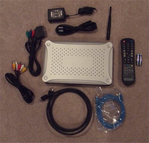 D-Link DSM-300 DivX Connected package contents