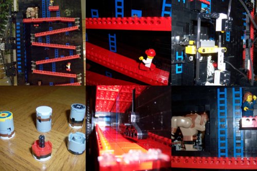 Lego Donkey Kong that moves