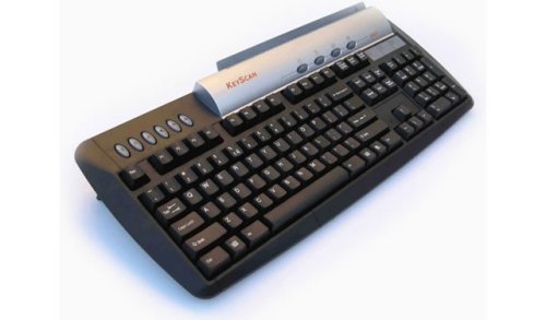 KeyScan keyboard with built-in color scanner