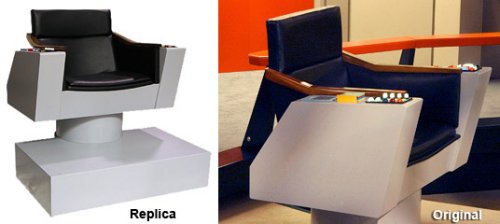 Star Trek Command Chair for your livingroom bridge