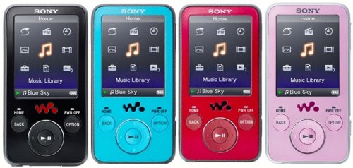 New Sony Walkman PMPs hit the internet with lots of color