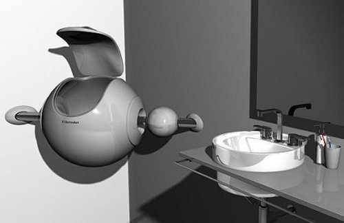 The Sfera spherical washing machine