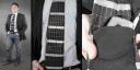 Solar powered necktie combines business with geek