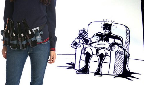 The Beer utility belt: For a different kind of hero