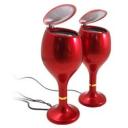 USB Wine Glass speakers