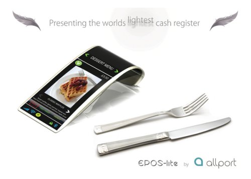 EPOS-lite: Touch interface cash register and built-in menu