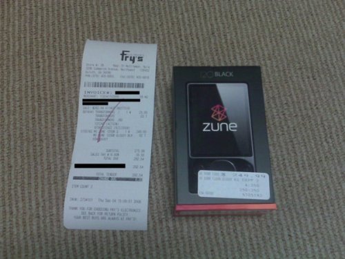 120GB Zune sold early