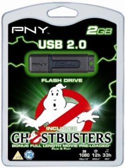USB Flash Drive with Ghostbusters movie