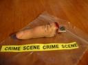 USB Flash Drive Finger fresh from crime scene
