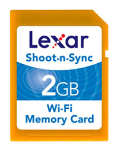 Lexar Shoot-n-Sync SD Card