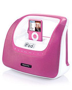 Memorex miniMOVE Boombox, purse thing for iPod
