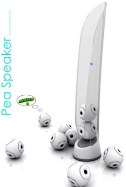 Pea Speaker concept has Bluetooth balls