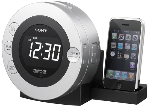 Sony’s ICF-CD3iP iPod/iPhone dock & clock radio