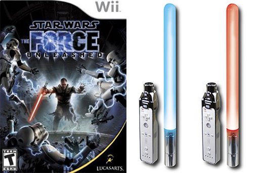 Hands on: The Force Unleashed + Dual Glow Sabers = Extreme Geekery