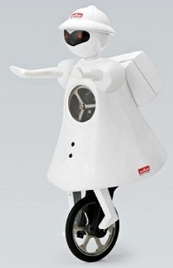 Murata’s new balancing robot gets feminine, rides a unicycle