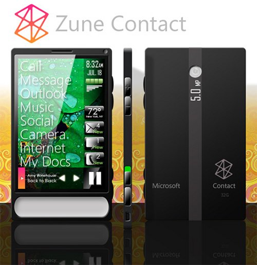 Zune Contact concept