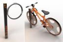 City Rack: A bike rack with built-in lock
