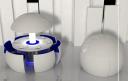 Dining table transforms into a pod