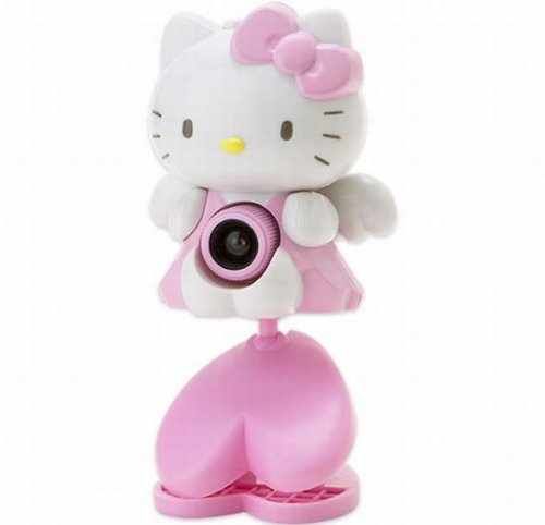 Hello Kitty USB webcam sees all