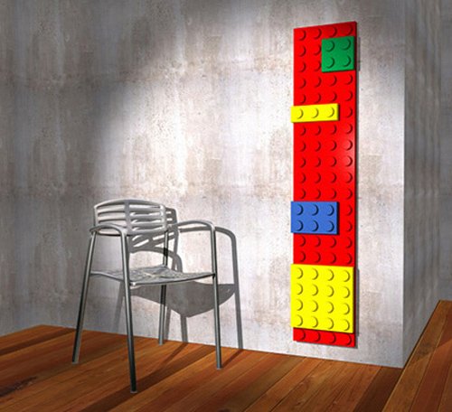 Brick LEGO radiator keeps