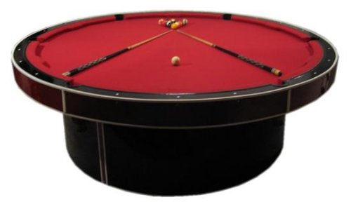 Round pool table, no more corner pockets - SlipperyBrick.com Round pool table, no more corner pockets - SlipperyBrick.com