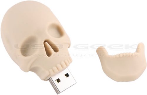 Human Skull USB drive is bone-headed