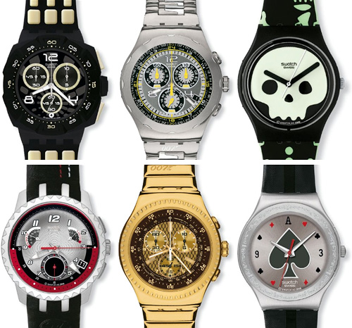 Swatch 007 Villain collection watches