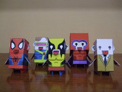 X-men Papercraft figures are fairly awesome, still Uncanny