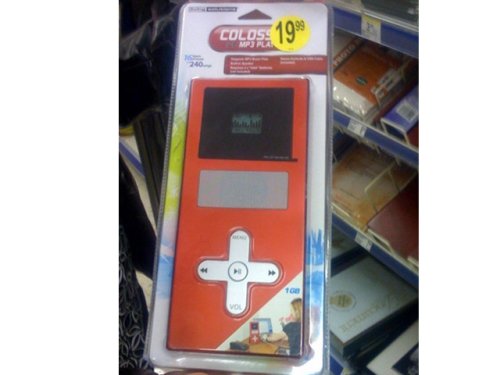 Living Solutions Colossal MP3 Player is huge