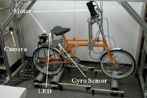 Self-stabilizing bike stabilizes drunk bikers