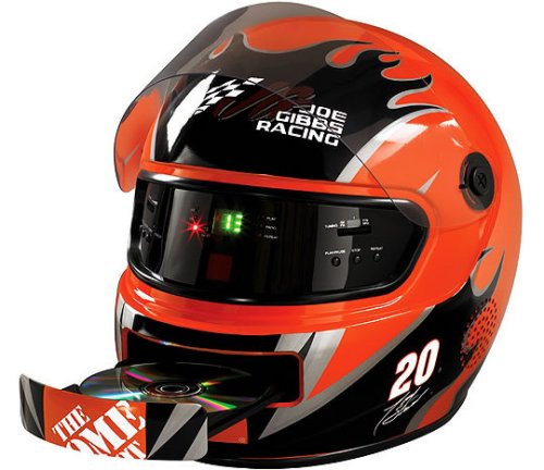 NASCAR Helmet with Radio and CD Player