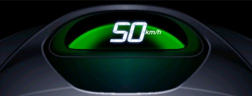 Honda Speedometer changes color to change your driving