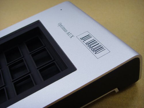 Optimus Aux OLED keypad shows it’s case