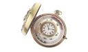 Micro-trains run on time in this pocket-watch